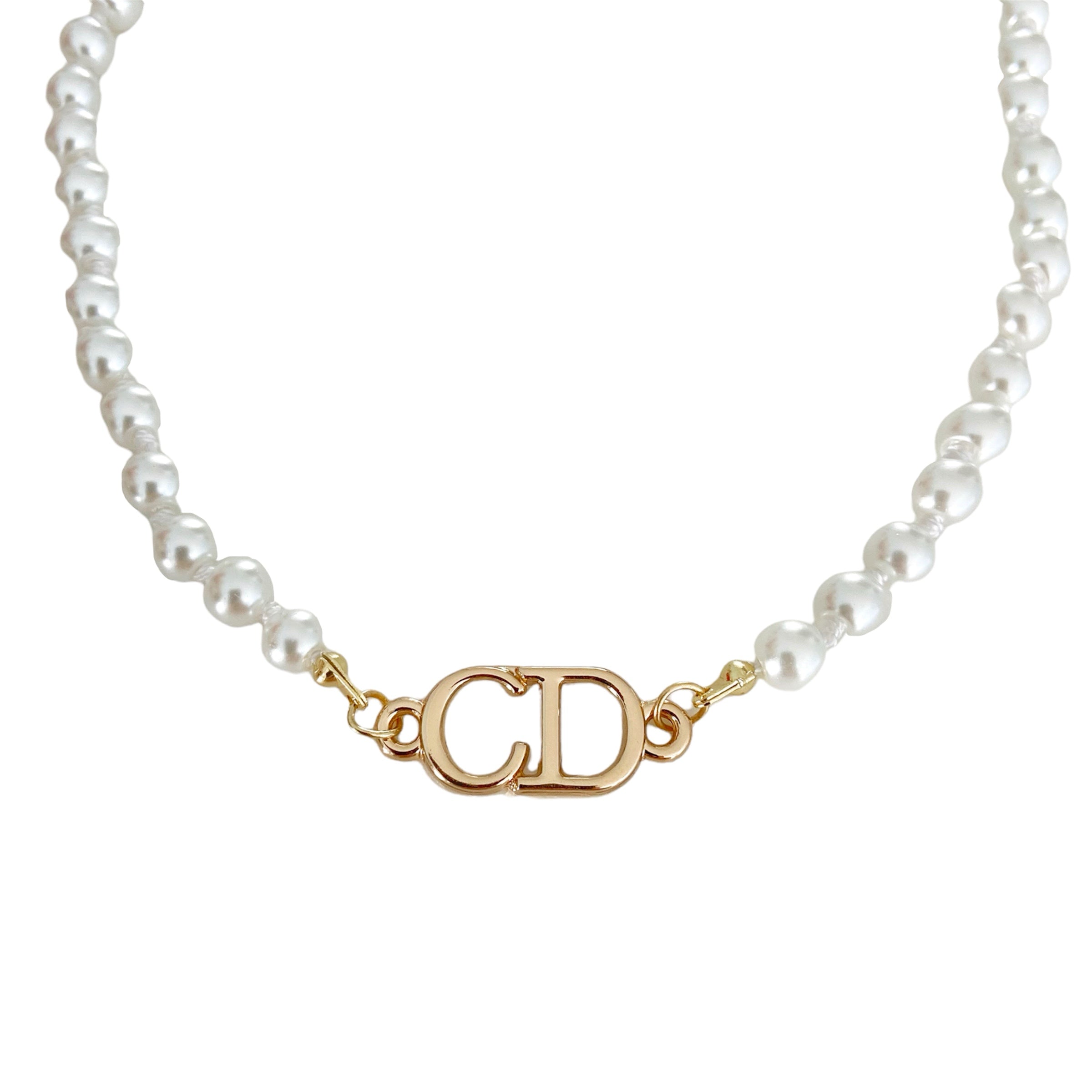 Dior necklace pearls Clearance