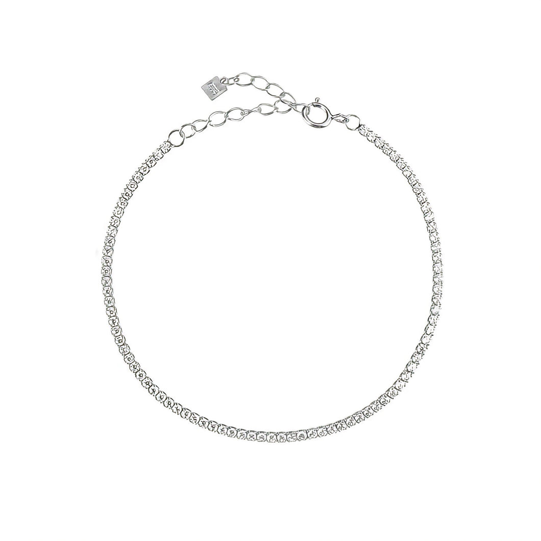 SILVER TENNIS BRACELET