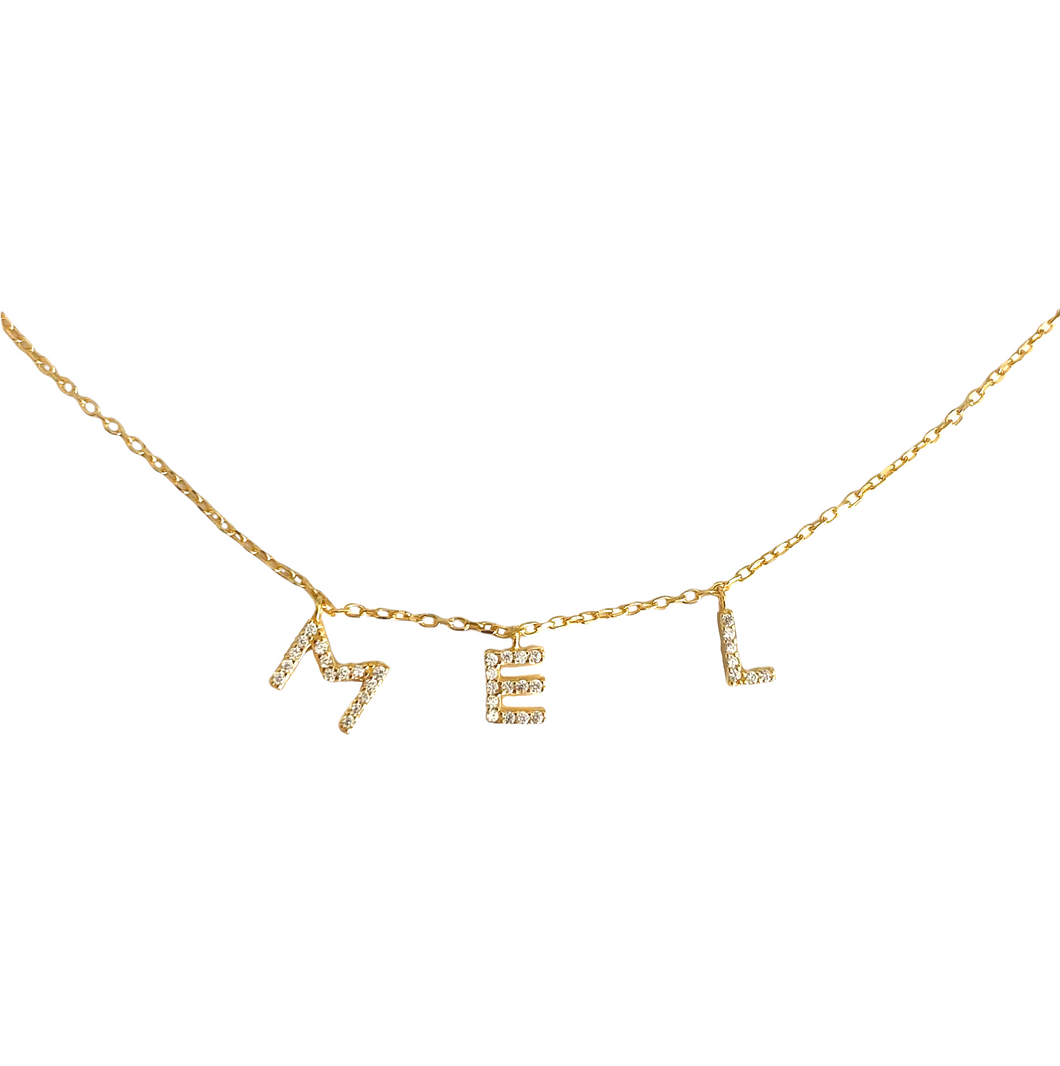 CUSTOM INITIAL NAME NECKLACE