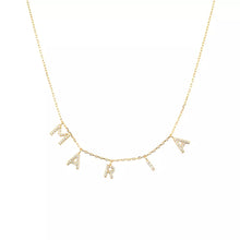 Load image into Gallery viewer, CUSTOM INITIAL NAME NECKLACE
