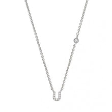 Load image into Gallery viewer, SILVER INITIAL NECKLACE
