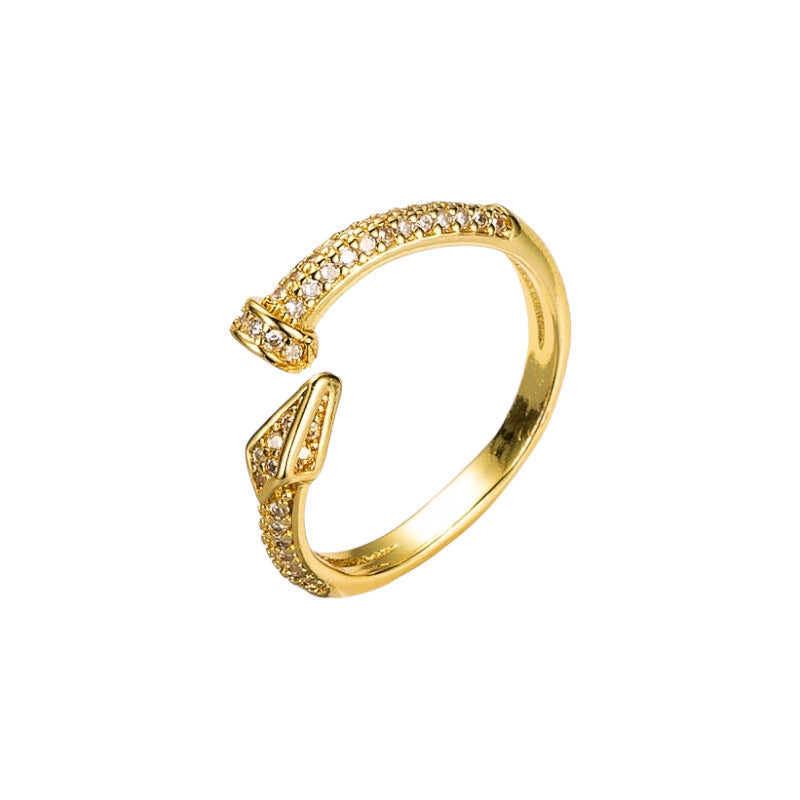 GOLDEN NAIL RING