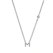 Load image into Gallery viewer, SILVER INITIAL NECKLACE
